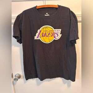 Fanatics Los Angeles Lakers men’s XL shirt LeBron James black